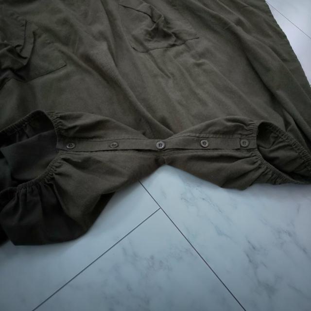 オバオール サロペット 麻 変形 < 女性ファッション  オバオール サロペット 麻 変形 < 女性ファッションの