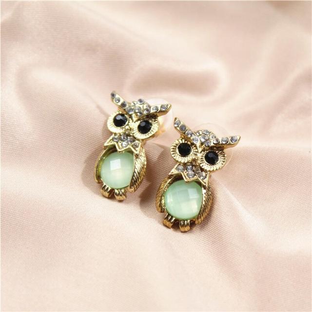 新品 FOREVER21 アンティーク調ユニークなフクロウ梟ピアス < ブランド  新品 FOREVER21 アンティーク調ユニークなフクロウ梟ピアス < ブランドの