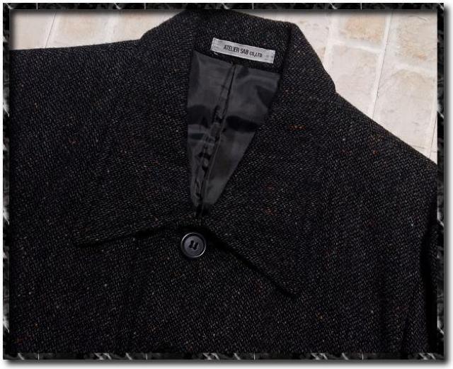 アトリエサブフォーメン ネップ入りツイードコート < ブランド  アトリエサブフォーメン ネップ入りツイードコート < ブランドの