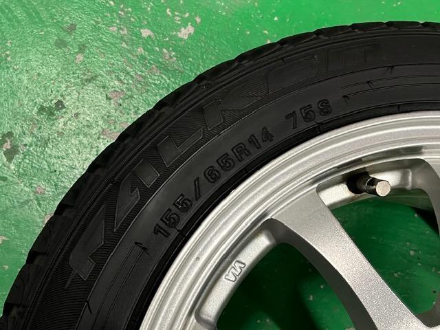 0192127)激安ファルケン国産中古オールシーズンタイヤ4本アルミホイールセット軽自動車ツライチサイズ155/65R14送料無料 < 自動車/バイク 0192127)激安ファルケン国産中古オールシーズンタイヤ4本アルミホイールセット軽自動車ツライチサイズ155/65R14送料無料 < 自動車/バイク