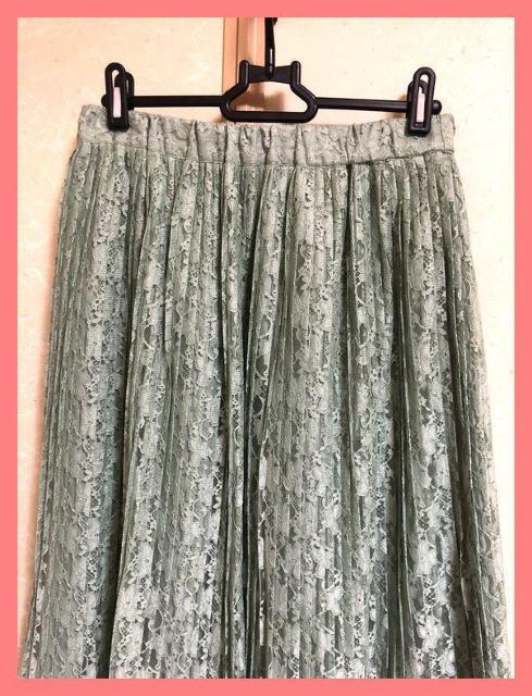 ☆新品☆大人カワイイ♪個性派花柄レースプリーツフレアロングスカートL☆ < 女性ファッション ☆新品☆大人カワイイ♪個性派花柄レースプリーツフレアロングスカートL☆ < 女性ファッションの