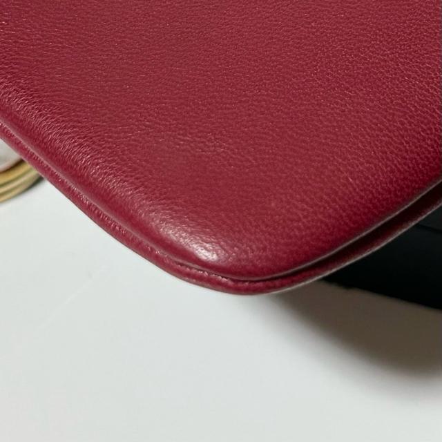 極美品 LOEWE ロエベ アナグラム ナッパレザー タッセル コインケース 小銭入れ レッド < ブランド  極美品 LOEWE ロエベ アナグラム ナッパレザー タッセル コインケース 小銭入れ レッド < ブランドの