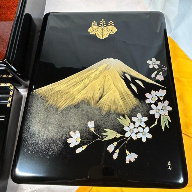 未使用 越前漆器 越前塗 沈金 平和の詩 御文庫 富士に桜 漆芸 冨田立山 < インテリア/ライフ 未使用 越前漆器 越前塗 沈金 平和の詩 御文庫 富士に桜 漆芸 冨田立山 < インテリア/ライフの