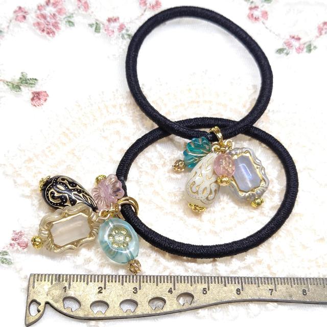 �n���h���C�h���A���e�B�[�N���r�[�Y���w�A�S����2�Z�b�g �� �����t�@�b�V������ 