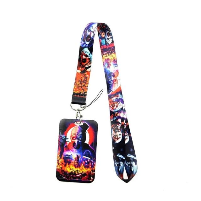 �V�i �e���t�@�[ �A�[�g�E�U�E�N���E�� Terrifier ID�J�[�h�z���_�[�P�[�X�t�l�b�N�X�g���b�v  �� �j���t�@�b�V������ 