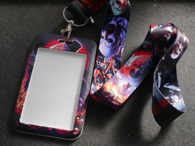 �V�i �e���t�@�[ �A�[�g�E�U�E�N���E�� Terrifier ID�J�[�h�z���_�[�P�[�X�t�l�b�N�X�g���b�v �� �j���t�@�b�V������ 