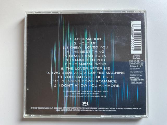 Savage Garden / Affirmation CD�A���o�� (1999�N�����[�X) �� CD/DVD/�r�f�I�� 