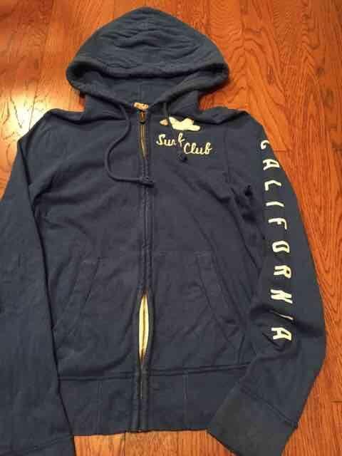 HOLLISTER ホリスター パーカー ブルー ワッペン TALON アバクロ メンズ レディース アメカジ  < ブランド  HOLLISTER ホリスター パーカー ブルー ワッペン TALON アバクロ メンズ レディース アメカジ  < ブランドの