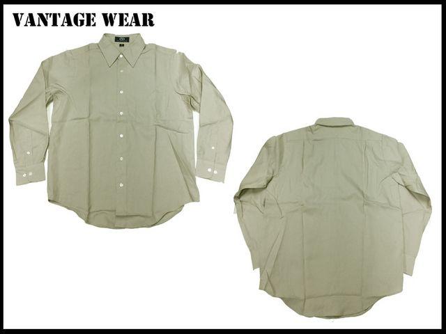 新 【ベイジ色-M】 Vantage 長袖シャツ アメリカ輸入品 < 男性ファッション  新 【ベイジ色-M】 Vantage 長袖シャツ アメリカ輸入品 < 男性ファッションの