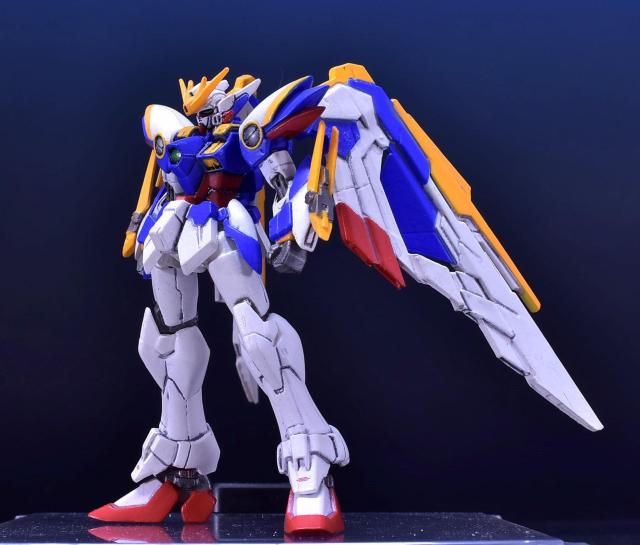 改造品 FW GUNDAM STAND ART ウイングガンダム EW版 < アニメ/コミック/キャラクター  改造品 FW GUNDAM STAND ART ウイングガンダム EW版 < アニメ/コミック/キャラクターの