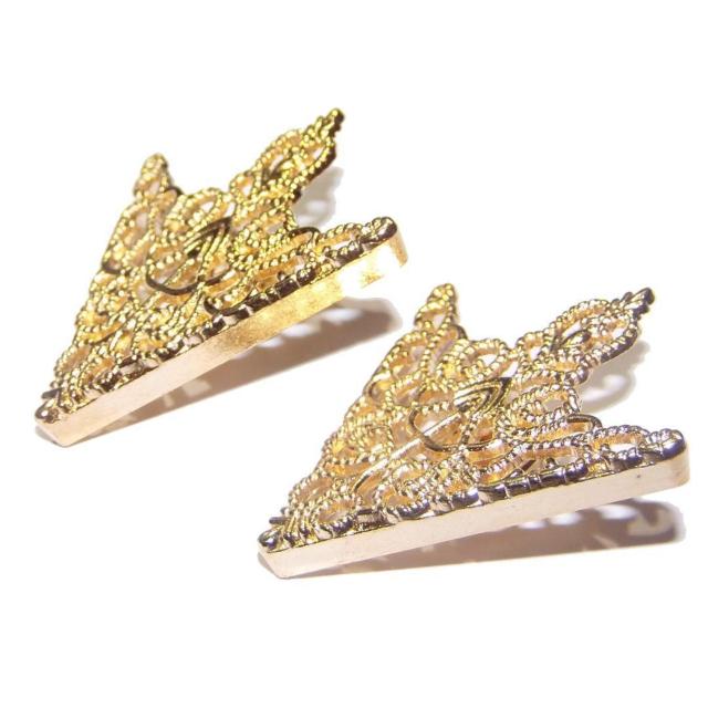 送料無料 エリ 三角 襟 ラペルピン ピンバッジ ピンズ ブロンズ色 < 女性アクセサリー/時計 送料無料 エリ 三角 襟 ラペルピン ピンバッジ ピンズ ブロンズ色 < 女性アクセサリー/時計の