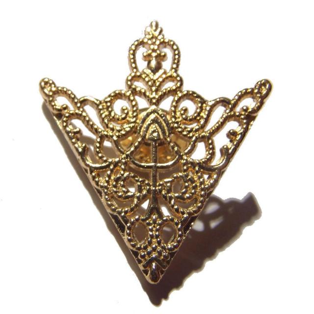 送料無料 エリ 三角 襟 ラペルピン ピンバッジ ピンズ ブロンズ色 < 女性アクセサリー/時計 送料無料 エリ 三角 襟 ラペルピン ピンバッジ ピンズ ブロンズ色 < 女性アクセサリー/時計の