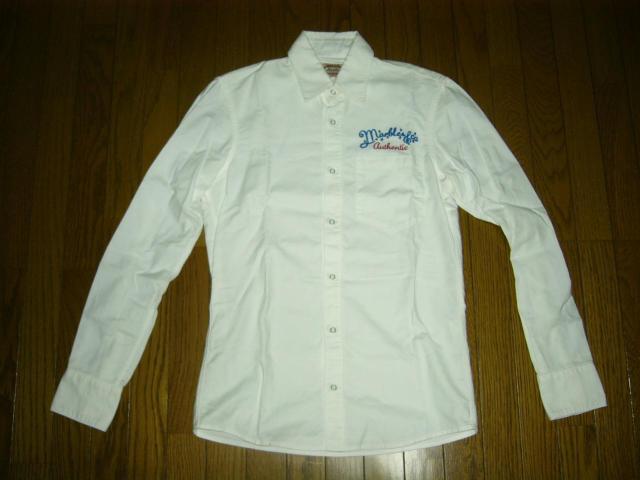 MARBLES マーブルズ 長袖シャツ S 白 胸ロゴ 刺繍 チェーンステッチ ロゴ LOGO TMT < ブランド  MARBLES マーブルズ 長袖シャツ S 白 胸ロゴ 刺繍 チェーンステッチ ロゴ LOGO TMT  < ブランドの