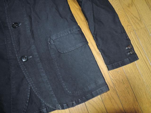 HRM ハリラン 3Bコットン ストレッチ ジャケット 1S 黒 カバーオール  HOLLYWOOD RANCH MARKET < ブランド  HRM ハリラン 3Bコットン ストレッチ ジャケット 1S 黒 カバーオール  HOLLYWOOD RANCH MARKET < ブランドの