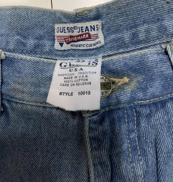 fbhXg 90sQX GUESS WIDE BAGGY _T[BK[ChoM[Vi Be[W MADE IN USA  jt@bV 