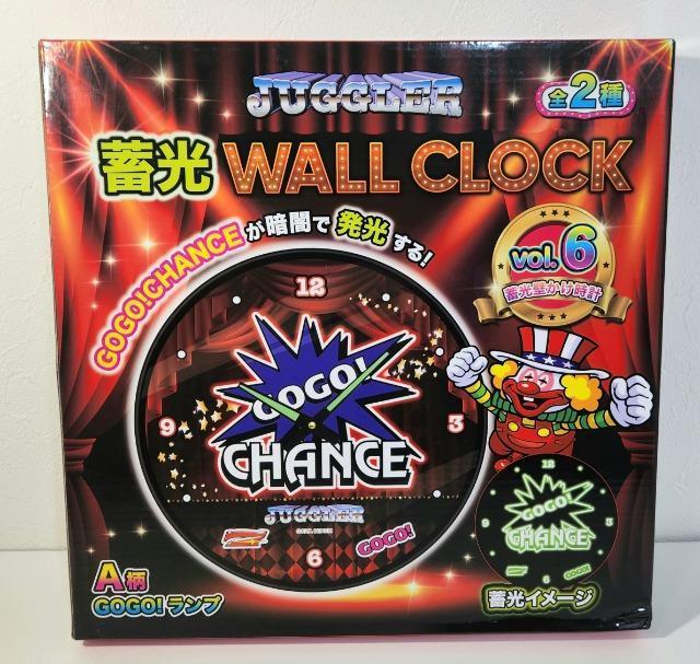 JUGGLER ジャグラー パチスロ スロット 蓄光ウォールクロック 掛け時計 Ver.6 GOGO!ランプA柄 < ホビー JUGGLER ジャグラー パチスロ スロット 蓄光ウォールクロック 掛け時計 Ver.6 GOGO!ランプA柄 < ホビーの