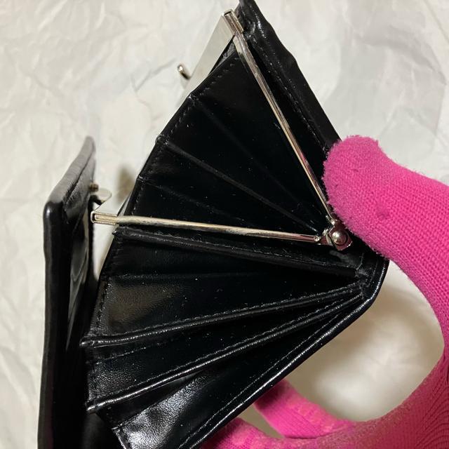 【ノーブランド扱い】【ホースヘア】〈高級〉 本革 / がま口 長財布 ブラック < 女性ファッション 【ノーブランド扱い】【ホースヘア】〈高級〉 本革 / がま口 長財布 ブラック < 女性ファッションの