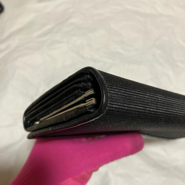 【ノーブランド扱い】【ホースヘア】〈高級〉 本革 / がま口 長財布 ブラック < 女性ファッション 【ノーブランド扱い】【ホースヘア】〈高級〉 本革 / がま口 長財布 ブラック < 女性ファッションの