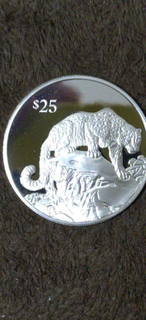 【稀少品】1993年 イギリス領ヴァージン諸島 ユキヒョウ銀貨 25ドル < ホビー 【稀少品】1993年 イギリス領ヴァージン諸島 ユキヒョウ銀貨 25ドル < ホビーの
