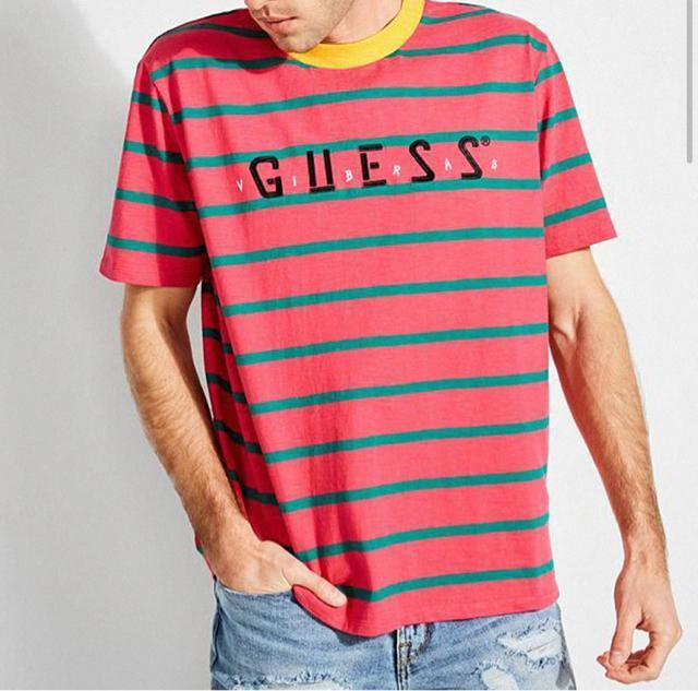 【GUESS × J.BALVIN】Vibras Tour Stripe Tee / S < ブランド 【GUESS × J.BALVIN】Vibras Tour Stripe Tee / S < ブランドの