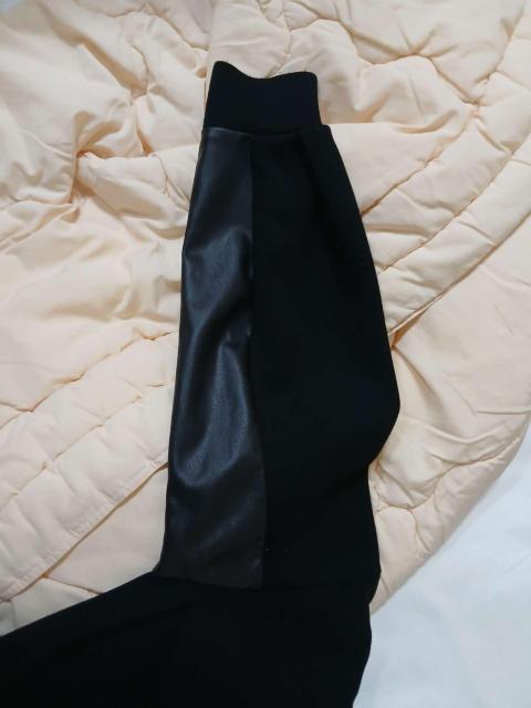 RESEXY フェイクレザー切替ブルゾン ブラック アウター < 男性ファッション RESEXY フェイクレザー切替ブルゾン ブラック アウター < 男性ファッションの