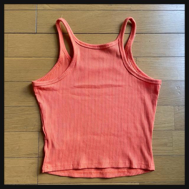 y2k ストリート ギャル♪新品 リブニット タンクトップ キャミソール 無地 バーントオレンジ < 女性ファッション y2k ストリート ギャル♪新品 リブニット タンクトップ キャミソール 無地 バーントオレンジ < 女性ファッションの