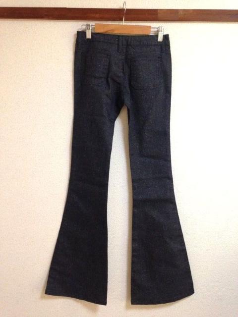 定価8295円 ET BOITE◆ラメ ベルボトム デニム パンツ < 女性ファッション  定価8295円 ET BOITE◆ラメ ベルボトム デニム パンツ < 女性ファッションの