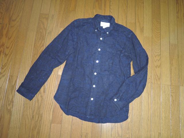nanamica ナナミカ ペイズリー柄シャツ S 刺繍 ステッチ バンダナ 長袖 THE NORTH FACE ノースフェイス < ブランド  nanamica ナナミカ ペイズリー柄シャツ S 刺繍 ステッチ バンダナ 長袖 THE NORTH FACE ノースフェイス < ブランドの