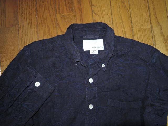 nanamica ナナミカ ペイズリー柄シャツ S 刺繍 ステッチ バンダナ 長袖 THE NORTH FACE ノースフェイス < ブランド  nanamica ナナミカ ペイズリー柄シャツ S 刺繍 ステッチ バンダナ 長袖 THE NORTH FACE ノースフェイス < ブランドの