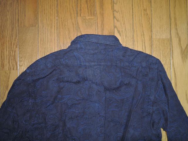 nanamica ナナミカ ペイズリー柄シャツ S 刺繍 ステッチ バンダナ 長袖 THE NORTH FACE ノースフェイス < ブランド  nanamica ナナミカ ペイズリー柄シャツ S 刺繍 ステッチ バンダナ 長袖 THE NORTH FACE ノースフェイス < ブランドの