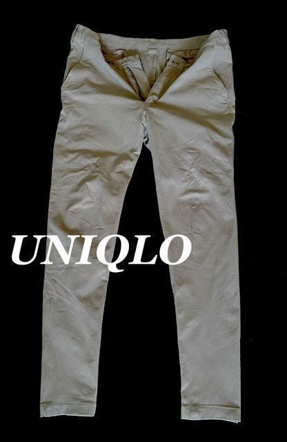 【UNIQLO】ユニクロ スキニーフィットチノパンツ 2WAYストレッチ W85cm/Beige < ブランド 【UNIQLO】ユニクロ スキニーフィットチノパンツ 2WAYストレッチ W85cm/Beige < ブランドの