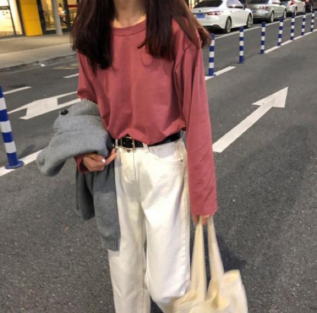 送料無料 新品 春秋新作 大人可愛い トレンド ベーシック Tシャツ ラウンドネック 日常 通勤通学 着回し < 女性ファッション  送料無料 新品 春秋新作 大人可愛い トレンド ベーシック Tシャツ ラウンドネック 日常 通勤通学 着回し < 女性ファッションの