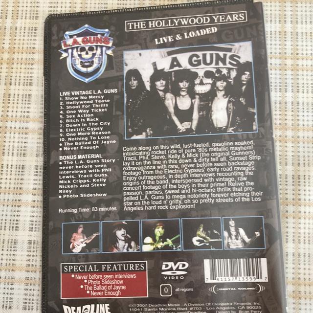 󏭁IAՁ@LA GUNS / THE HOLLYWOOD YEARS ~ LIVE & LOADED n[hbN  CD/DVD/rfI 