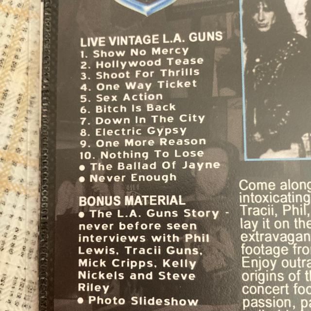 󏭁IAՁ@LA GUNS / THE HOLLYWOOD YEARS ~ LIVE & LOADED n[hbN  CD/DVD/rfI 