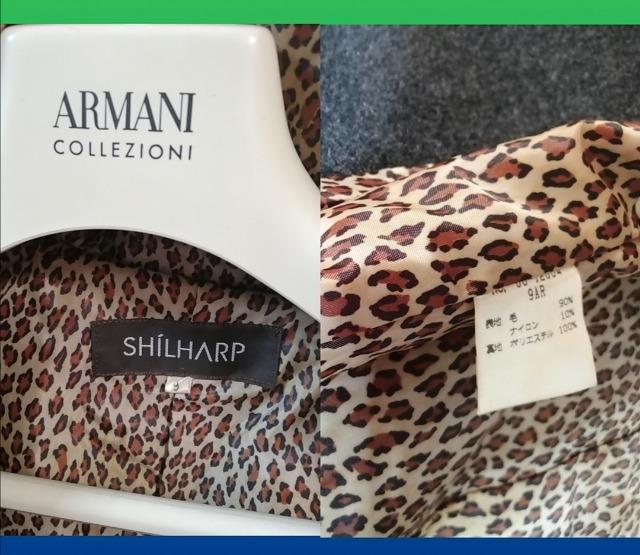 ★極美品特価毛90 上品スタイリッシュ人気ウールコートグレーヒョウ柄フード付きポケット体型カバー < 女性ファッション  ★極美品特価毛90 上品スタイリッシュ人気ウールコートグレーヒョウ柄フード付きポケット体型カバー < 女性ファッションの