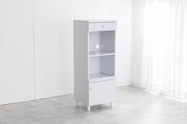 【送料無料】【幅45cm】Aria スリムレンジ台 ボード キッチン収納 棚 コンセント付き 天然木 < インテリア/ライフ 【送料無料】【幅45cm】Aria スリムレンジ台 ボード キッチン収納 棚 コンセント付き 天然木 < インテリア/ライフの