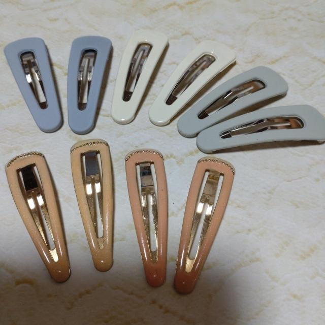 Aカラフルぱっちん留め10個セット < 女性アクセサリー/時計  Aカラフルぱっちん留め10個セット  < 女性アクセサリー/時計の