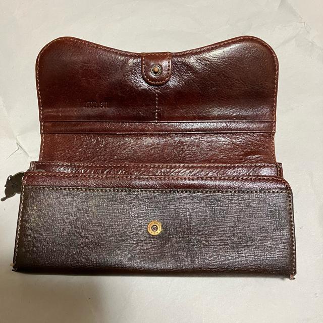 【ANNA SUI / アナスイ】 レザー / 二つ折り 長財布 ダークブラウン < ブランド 【ANNA SUI / アナスイ】 レザー / 二つ折り 長財布 ダークブラウン < ブランドの