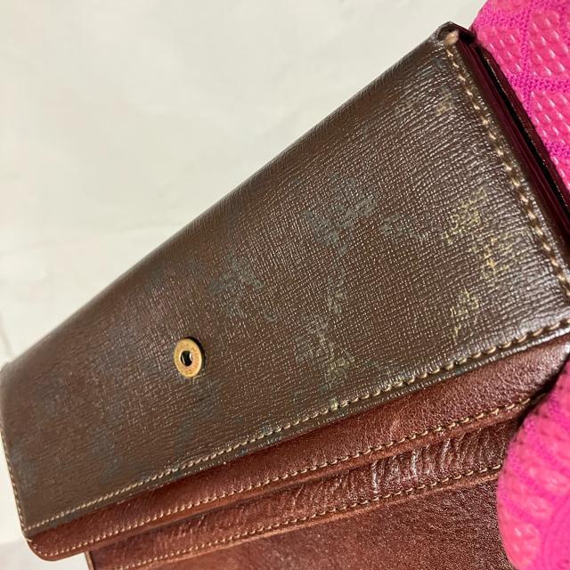 【ANNA SUI / アナスイ】 レザー / 二つ折り 長財布 ダークブラウン < ブランド 【ANNA SUI / アナスイ】 レザー / 二つ折り 長財布 ダークブラウン < ブランドの