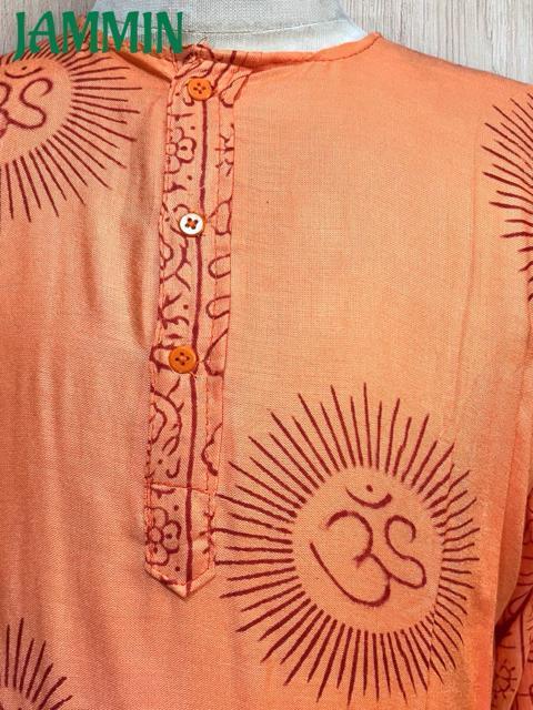 ラムナミクルタ オレンジ アジアン ヒッピー エスニック 個性派 < 男性ファッション ラムナミクルタ オレンジ アジアン ヒッピー エスニック 個性派 < 男性ファッションの