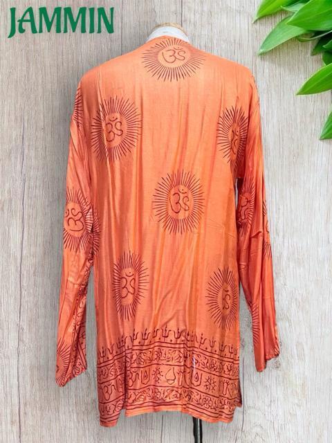 ラムナミクルタ オレンジ アジアン ヒッピー エスニック 個性派 < 男性ファッション ラムナミクルタ オレンジ アジアン ヒッピー エスニック 個性派 < 男性ファッションの