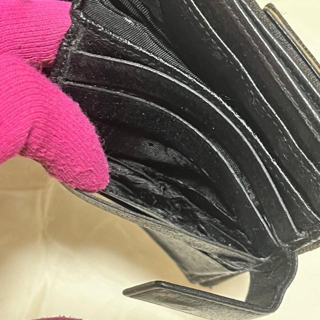 【GUCCI / グッチ】 二つ折り財布 GGキャンバス ブラック 訳あり 激安 < ブランド 【GUCCI / グッチ】 二つ折り財布 GGキャンバス ブラック 訳あり 激安 < ブランドの