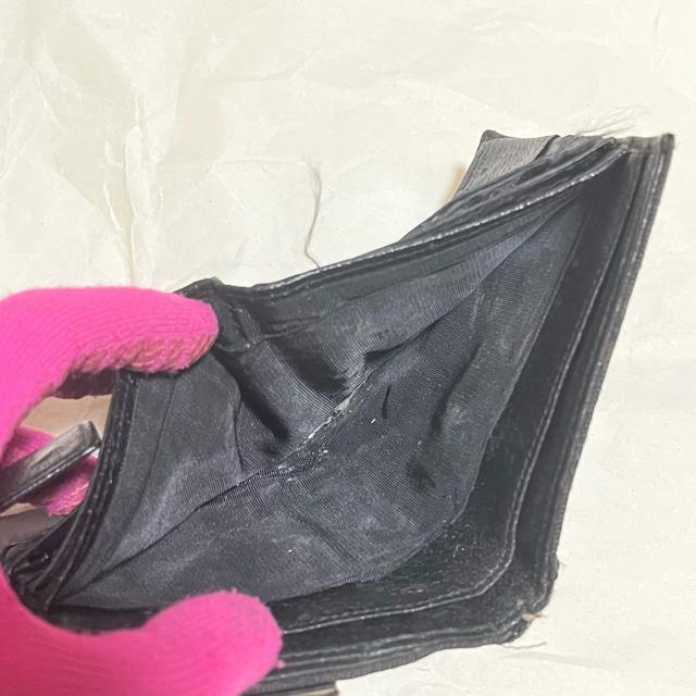 【GUCCI / グッチ】 二つ折り財布 GGキャンバス ブラック 訳あり 激安 < ブランド 【GUCCI / グッチ】 二つ折り財布 GGキャンバス ブラック 訳あり 激安 < ブランドの