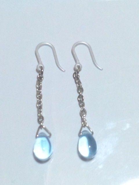 silverシンプルスカイブルードロップ樹脂フック☆ < 女性アクセサリー/時計  silverシンプルスカイブルードロップ樹脂フック☆ < 女性アクセサリー/時計の