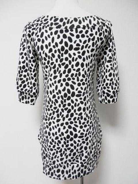 baulettokeyバウレットダルメシアンアニマルワンピ白黒コクーン < 女性ファッション baulettokeyバウレットダルメシアンアニマルワンピ白黒コクーン < 女性ファッションの