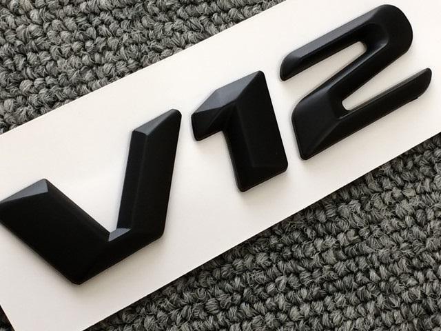 V12エンブレム ベンツ風 マッドブラック < 自動車/バイク V12エンブレム ベンツ風 マッドブラック < 自動車/バイク