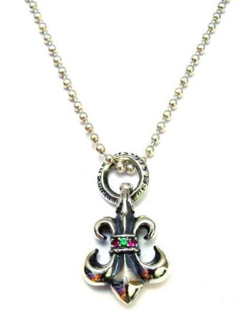 タイニーBSフレアーチャームペンダント エメラルド & ルビー シルバー925 新品 未使用 ★ チェーン無 < 男性アクセサリー/時計  タイニーBSフレアーチャームペンダント エメラルド & ルビー シルバー925 新品 未使用 ★ チェーン無  < 男性アクセサリー/時計の