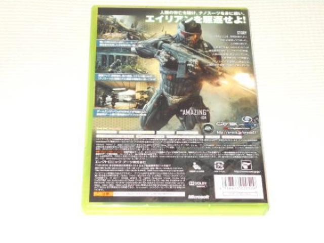 xbox360★クライシス2★箱付・説明書付・ソフト付★動作確認済 < ゲーム本体/ソフト  xbox360★クライシス2★箱付・説明書付・ソフト付★動作確認済 < ゲーム本体/ソフトの