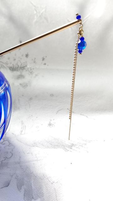 *一粒ガラスのかんざし*23037 < 女性ファッション  *一粒ガラスのかんざし*23037  < 女性ファッションの