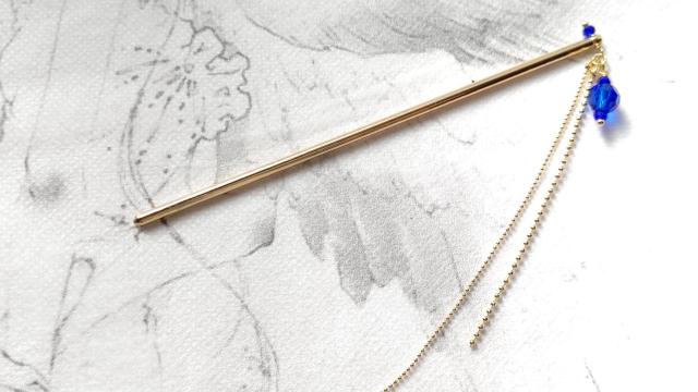 *一粒ガラスのかんざし*23037 < 女性ファッション  *一粒ガラスのかんざし*23037 < 女性ファッションの